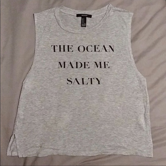 The Ocean Made Me Salty Graphic Tee - Picture 6 of 9